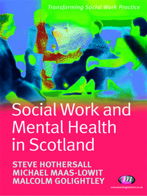 cover image of Social Work and Mental Health in Scotland